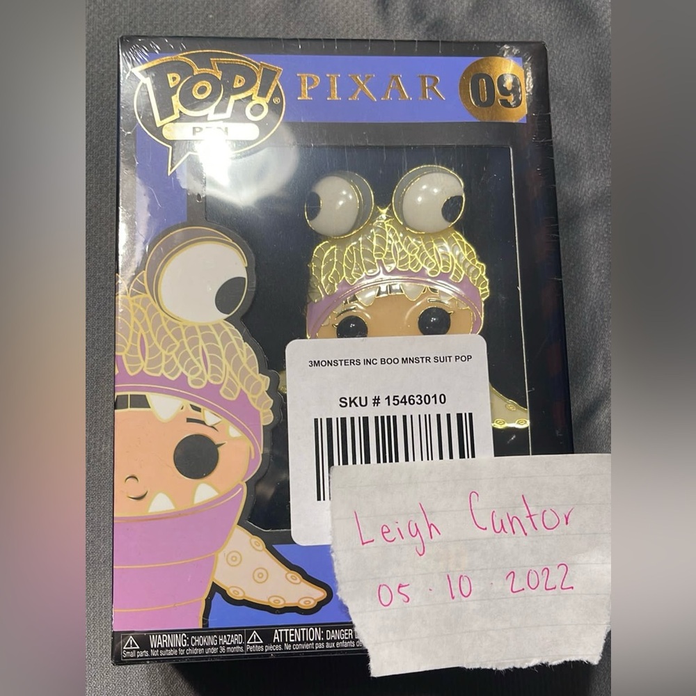 Monsters Inc. Boo Funko POP! Pin
